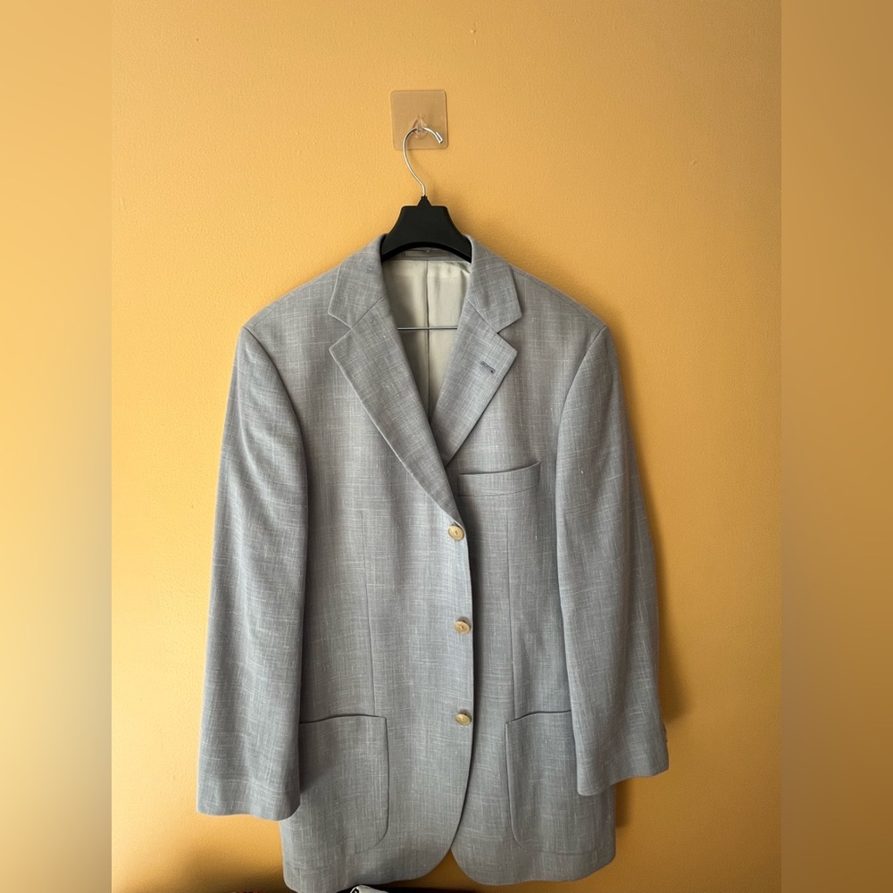 Hugo Boss 3 button Venus sport coat 40 R old money classic